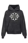 Saint Mxxxxxx X Denim Tears Hooded Cotton Sweatshirt