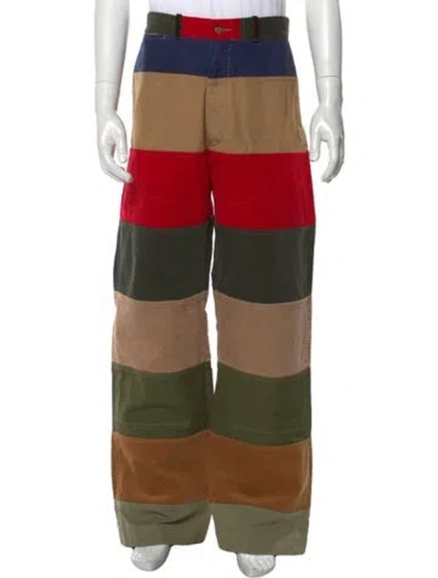Pre-owned Saint Mxxxxxx Colorblock Pattern Joggers