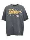 Saint Mxxxxxx Retro Graphic Print Black T-shirt