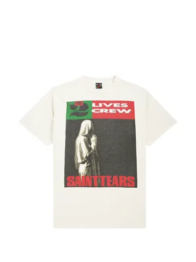 Saint Mxxxxxx Denim Tears Graphic-print T-shirt In White