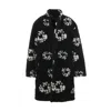 Saint Mxxxxxx Saint Tears Faux Fur Coat In Black