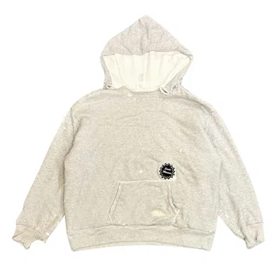 Pre-owned Saint Mxxxxxx Double Face Hoodie 'grey' | Men's Size L