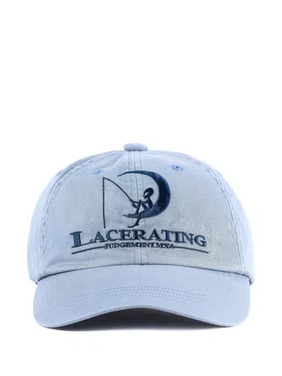 Saint Mxxxxxx Embroidered Six-panel Baseball Cap In Blue