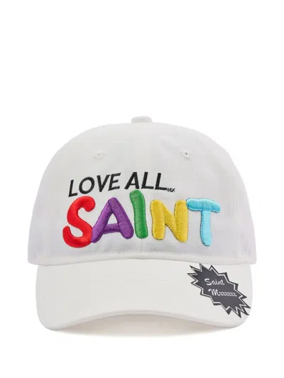 Saint Mxxxxxx Embroidered-logo Baseball Cap In White