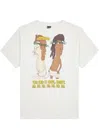 Saint Mxxxxxx Graphic-print Cotton T-shirt In Cream