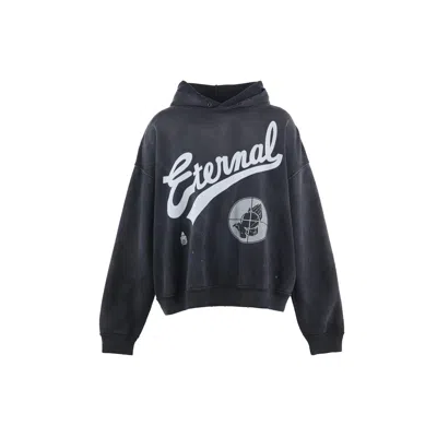 Saint Mxxxxxx × Fear Of God Snt Of God Hoodie In Black