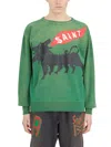 Saint Mxxxxxx Three-headed Dog-print Sweatshirt