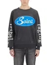 Saint Mxxxxxx Felpa In Cotone Stampato
