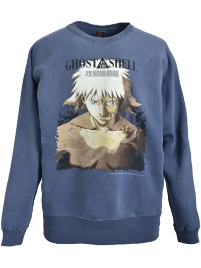 Saint Mxxxxxx Ghost In The Shell Sweatshirt In Blue