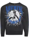 Saint Mxxxxxx X Kosuke Kawamura Nothing Important Sweatshirt In Black