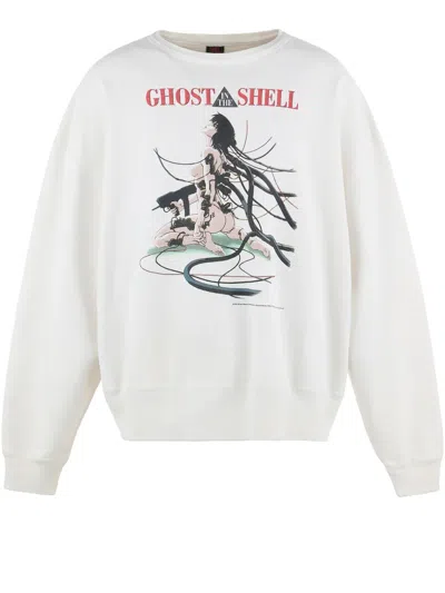 Saint Mxxxxxx Graphic-print Sweatshirt In White