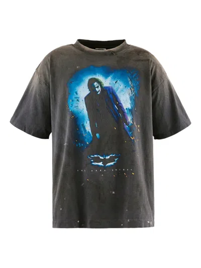 Saint Mxxxxxx Graphic-print T-shirt In Black