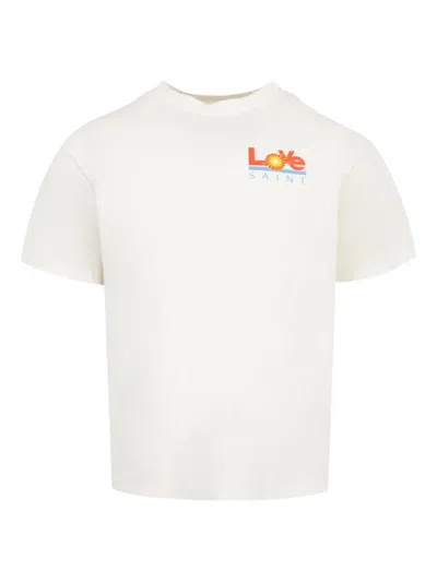 Saint Mxxxxxx Graphic-print T-shirt In White