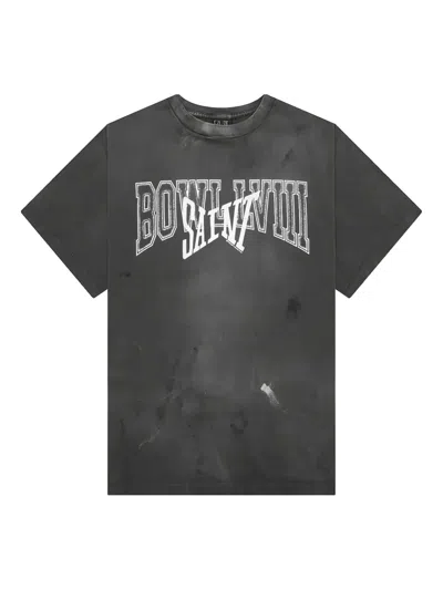 Saint Mxxxxxx Graphic-print T-shirt In Gray