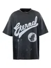 Saint Mxxxxxx T-shirt Mit Grafischem Print In Black