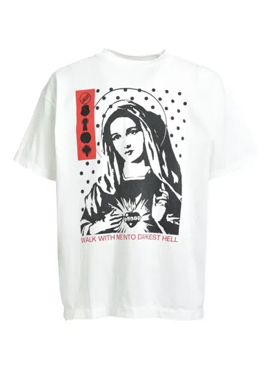 Saint Mxxxxxx Graphic Print T-shirt In White