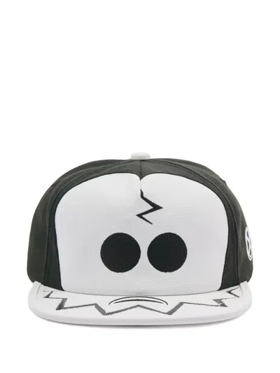 Saint Mxxxxxx Graphic-print Embroidered-logo Cap In White