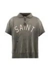Saint Mxxxxxx Grey Solid Sweatshirt In Grey