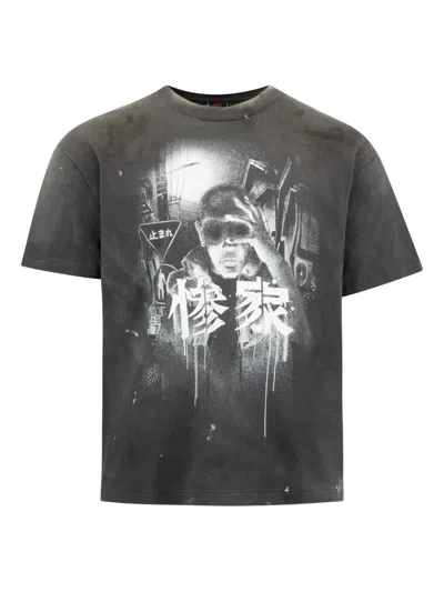 Saint Mxxxxxx Gs Short-sleeve T-shirt In Black