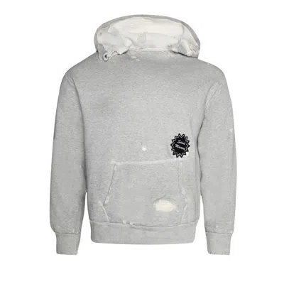 Pre-owned Saint Mxxxxxx Hoodie Double Face 'grey' | Men's Size S In Gray