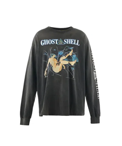 Saint Mxxxxxx Ilya Gits Long Sleeve T-shirt In Black
