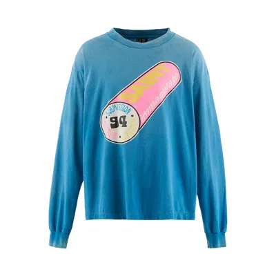 Pre-owned Saint Mxxxxxx Immaculate Long-sleeve Tee 'blue' | Men's Size Xxl