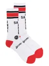 Saint Mxxxxxx Logo-intarsia Socks