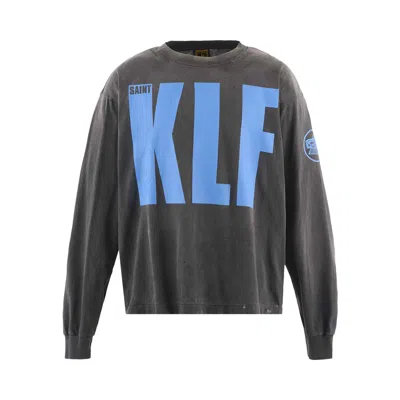 Pre-owned Saint Mxxxxxx Klf Long-sleeve Tee 'blue' | Men's Size L