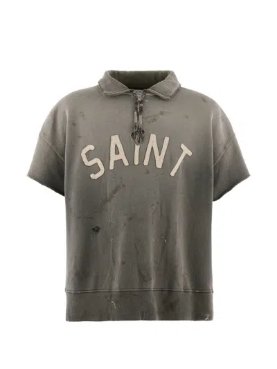 SAINT MXXXXXX SAINT MXXXXXX Logo Cotton Polo Shirt