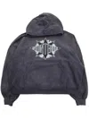 Saint Mxxxxxx Logo Hoodie In Black