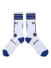 Saint Mxxxxxx Logo-jacquard Socks In White