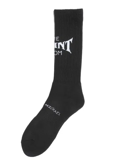 Saint Mxxxxxx Logo Socks