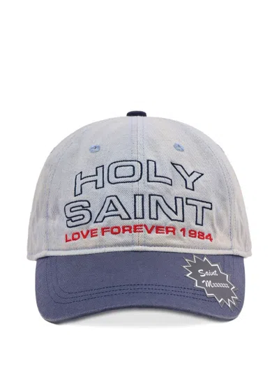 Saint Mxxxxxx Logo-embroidered Baseball Cap In Neutral