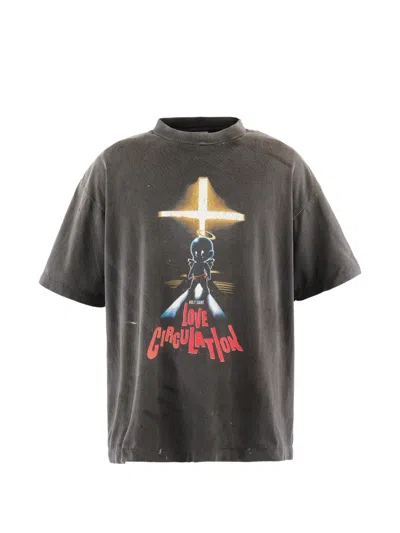 Saint Mxxxxxx Love Circulation Graphic-print T-shirt In Multi