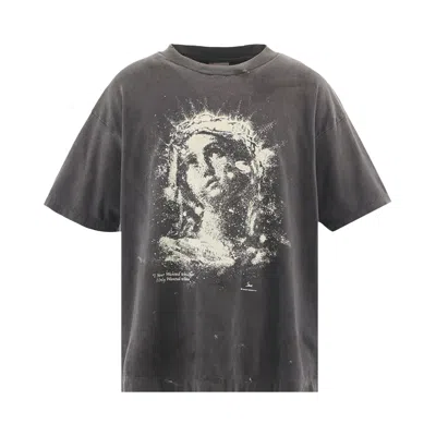 Pre-owned Saint Mxxxxxx Maria Short-sleeve Tee 'black' | Men's Size S
