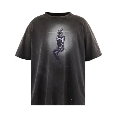 Pre-owned Saint Mxxxxxx Mask Srym Short Sleeve Tee 'black' | Men's Size M