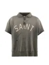 Saint Mxxxxxx Grey Solid Sweatshirt In Gray