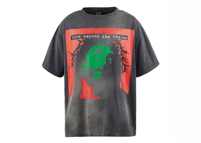 Pre-owned Saint Mxxxxxx Men's  Love Beyond Kosuke Kawamura Tee Shirt In Black