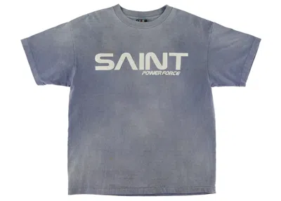 Pre-owned Saint Mxxxxxx Men's  M6 T-shirt In Vintage Navy Blue