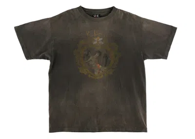 Pre-owned Saint Mxxxxxx Men's  Nba T-shirt In Vintage Black