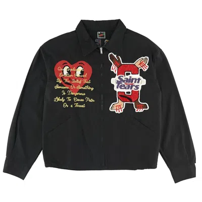 Pre-owned Saint Mxxxxxx Men's  X Denim Tears Swing Top Jacket In Black