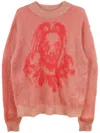 Saint Mxxxxxx Mohair-blend Jumper In Pink