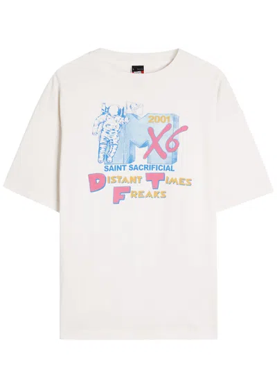 Saint Mxxxxxx Sean Wotherspoon Printed Cotton-jersey T-shirt In White
