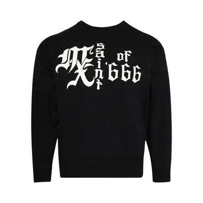 Pre-owned Saint Mxxxxxx Mx666 Crewneck Sweatshirt 'black' | Men's Size S