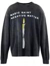 Saint Mxxxxxx Negative Matter Sweatshirt In Black