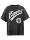 Saint Mxxxxxx Saint Enemy Short Sleeves T-shirt In Black