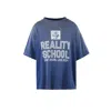 Saint Mxxxxxx Reality School Short-sleeved T-shirt In Blue