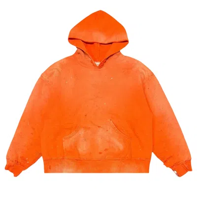 Pre-owned Saint Mxxxxxx Saint Double Face Hoodie 'orange' | Men's Size S