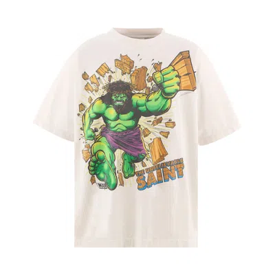 Pre-owned Saint Mxxxxxx Saint Grenman Short-sleeve Tee 'white' | Men's Size S