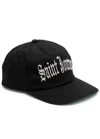 Saint Mxxxxxx Logo-embroidered Cotton-twill Trucker Cap In Black